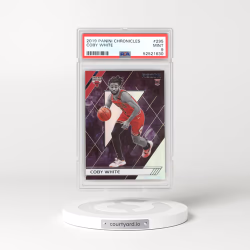2019 Panini Chronicles #295 Coby White (PSA 9 MINT)