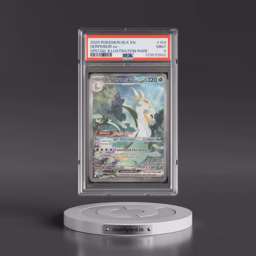 2025 Pokémon Blk EN-Black Bolt #164 Serperior EX - Holo Special Illustration Rare (PSA 9 MINT)