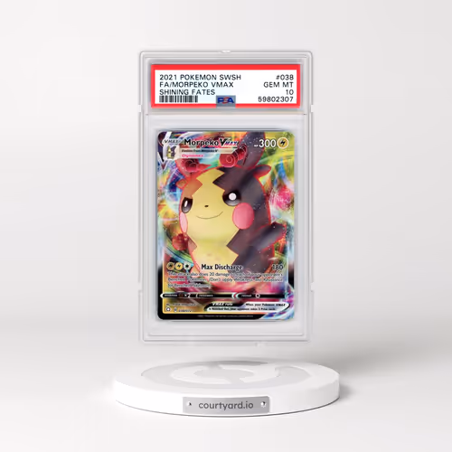 2021 Pokémon Sword & Shield Shining Fates #038 Morpeko Vmax - Full Art (PSA 10 GEM MINT)