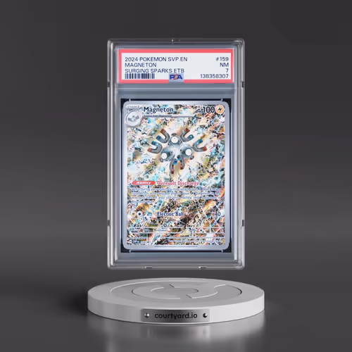 2024 Pokémon Svp EN-SV Black Star Promo #159 Magneton - Surging Sparks Elite Trainer Box (PSA 7 NM)