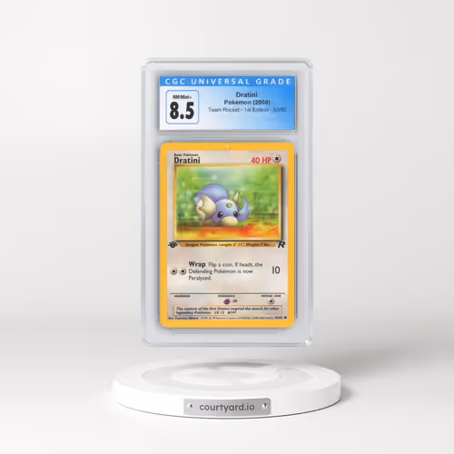 2000 Team Rocket #53/82 Dratini - 1st Edition 1st Edition (CGC 8.5 NM-MT+)