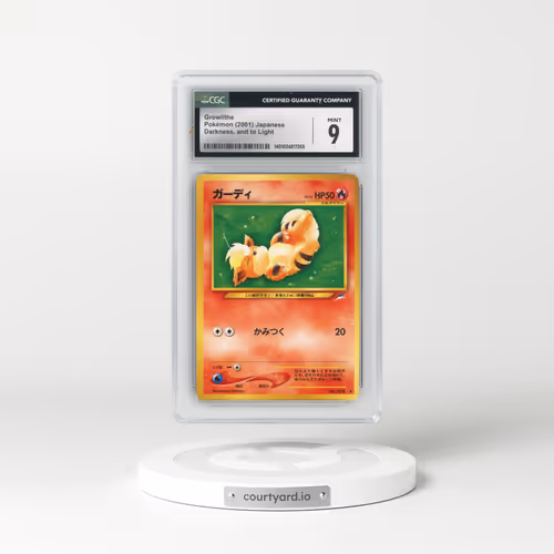 2001 Darkness, and to Light Growlithe (CGC 9 MINT)