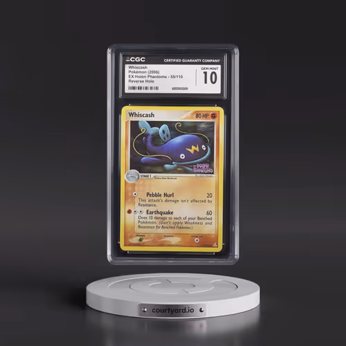 2006 EX Holon Phantoms #55/110 Whiscash - Reverse Holo (CGC 10 GEM MINT)