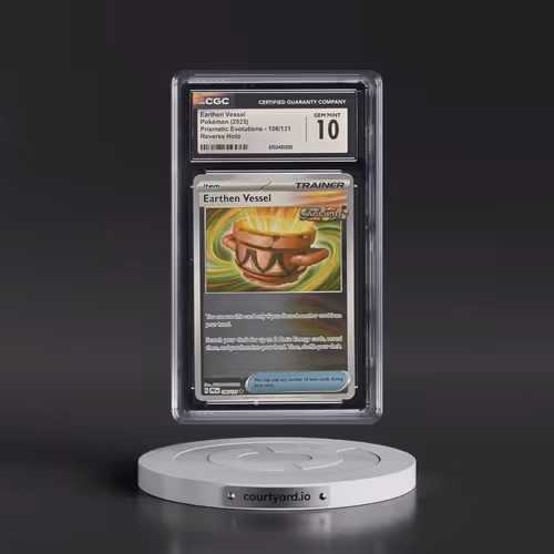 2024 Prismatic Evolutions - PRE EN #106/131 Earthen Vessel - Reverse Holo (CGC 10 GEM MINT)