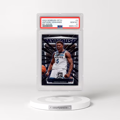 2023 Panini Donruss Optic My House #9 Anthony Edwards (PSA 10 GEM MINT)