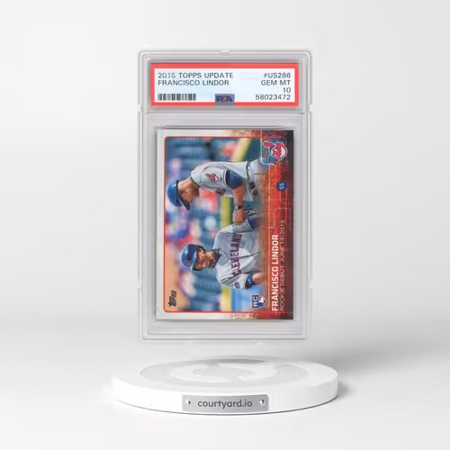 2015 Topps Update #US286 Francisco Lindor (PSA 10 GEM MINT)