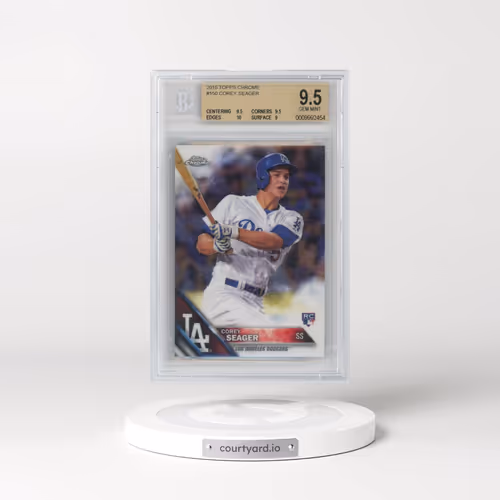 2016 Topps Chrome #150 Corey Seager (BGS 9.5 GEM MINT)