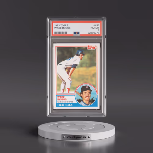 1983 Topps #498 Wade Boggs (PSA 8 NM-MT)