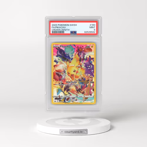 2023 Pokémon Sword and Shield Crown Zenith #160 Pikachu - Full Art (PSA 9 MINT)