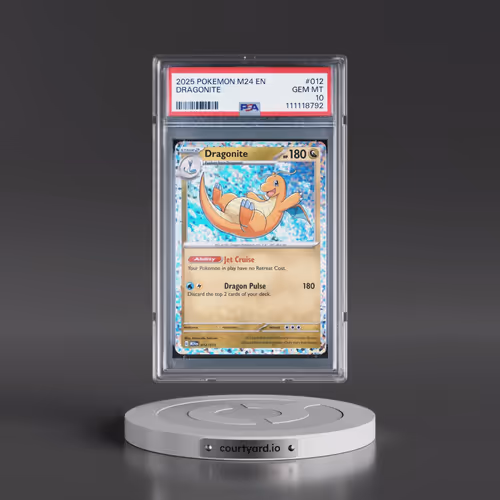 2025 Pokémon M24 EN-Mcdonald's Collection #012 Dragonite (PSA 10 GEM MINT)