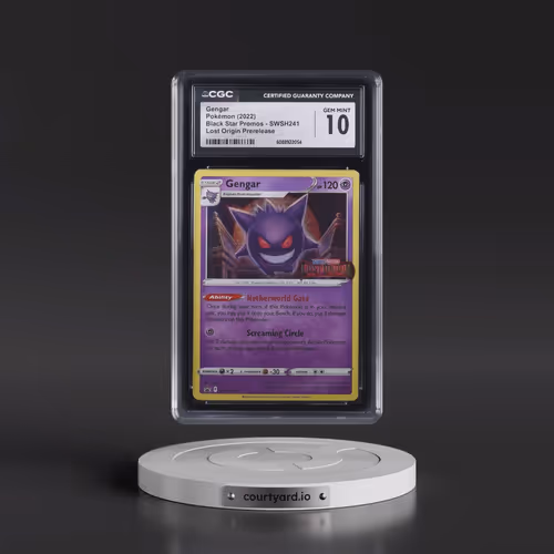 2017 Black Star Promos - Sword & Shield #SWSH241 Gengar - Lost Origin Prerelease (Holo) (CGC 10 GEM