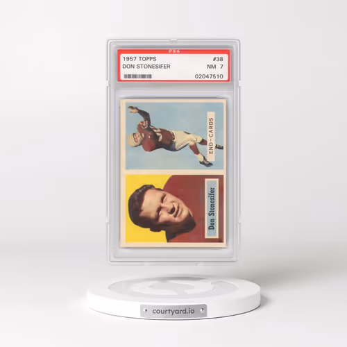1957 Topps #38 Don Stonesifer (PSA 7 NM)