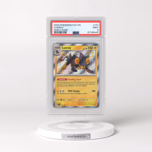 2024 Pokémon Paf EN-Paldean Fates #137 Luxray - Shiny Rare (PSA 9 MINT)