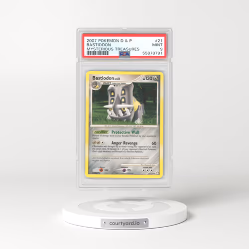 2007 Mysterious Treasures #21 Bastiodon (PSA 9 MINT)