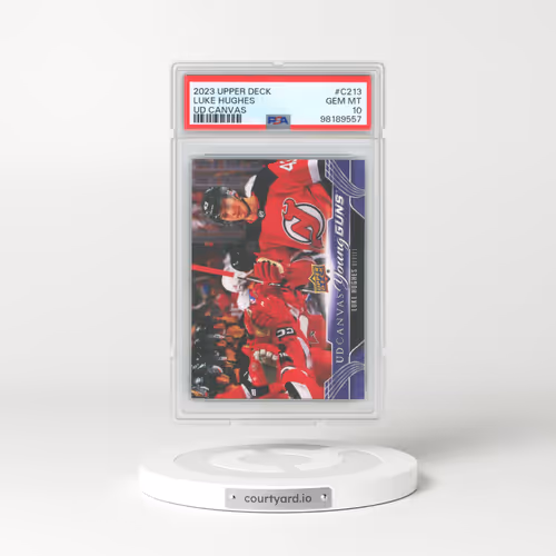 2023 Upper Deck UD Canvas #C213 Luke Hughes (PSA 10 GEM MINT)