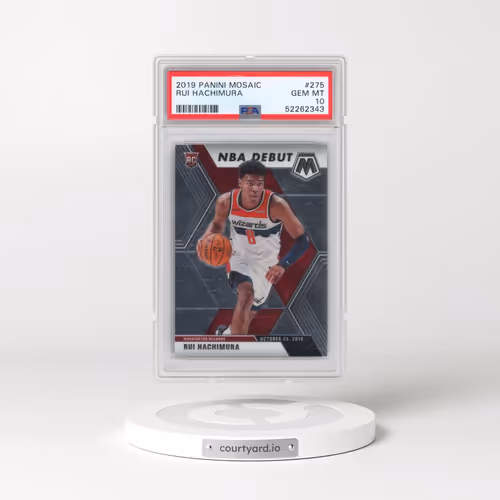 2019 Panini Mosaic #275 Rui Hachimura (PSA 10 GEM MINT)