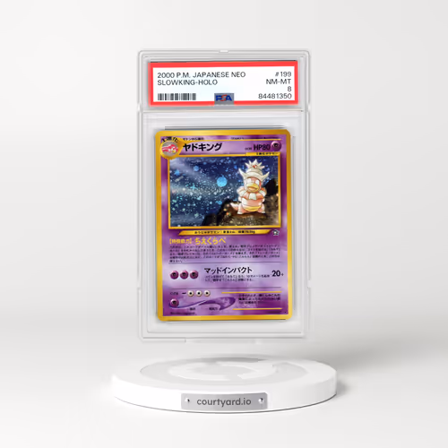 2000 Pokémon Neo #199 Slowking - Holo (PSA 8 NM-MT)