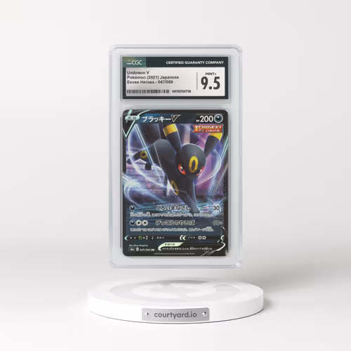 2021 Japanese Eevee Heroes #47 Umbreon V (CGC 9.5 MINT+)