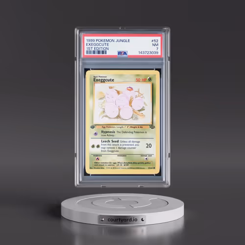 1999 Pokémon Jungle #52 Exeggcute - 1st Edition (PSA 7 NM)