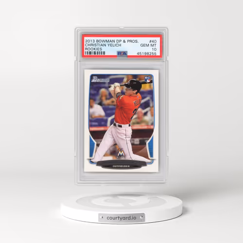 2013 Bowman Draft Picks & Prospects Rookies #40 Christian Yelich (PSA 10 GEM MINT)
