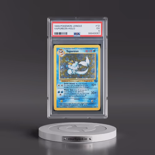 1999 Pokémon Jungle #12 Vaporeon - Holo (PSA 5 EX)