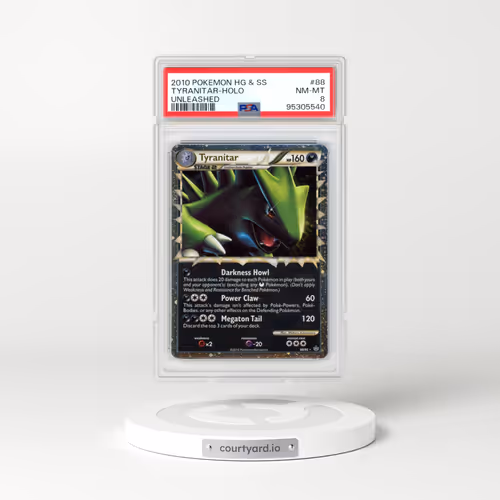 2010 Pokémon Heartgold & Soulsilver Unleashed #88 Tyranitar - Holo (PSA 8 NM-MT)