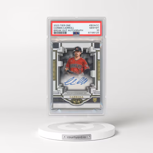 2023 Topps Tier One Break Out Autographs #BOACC Corbin Carroll (PSA 10 GEM MINT)