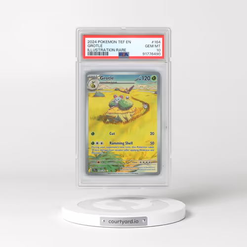 2024 Pokémon Tef EN-Temporal Forces #164 Grotle - Illustration Rare (PSA 10 GEM MINT)