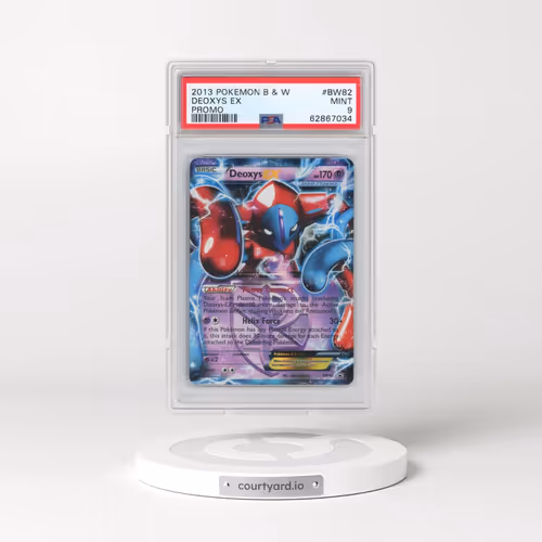 2013 Pokémon Black & White Promo #BW82 Deoxys EX - Holo (PSA 9 MINT)