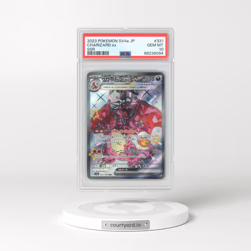 2023 Pokémon Sv4a-Shiny Treasure EX #331 Charizard EX - Holo Ssr (PSA 10 GEM MINT)