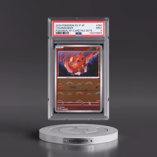 2023 Pokémon SV-P Promo #060 Charmander - Pokemon 151 Card File Sets (PSA 9 MINT)