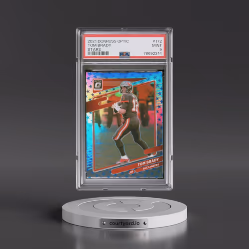 2021 Panini Donruss Optic #172 Tom Brady - Stars (PSA 9 MINT)