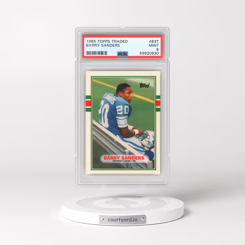 1989 Topps Traded #83T Barry Sanders (PSA 9 MINT)