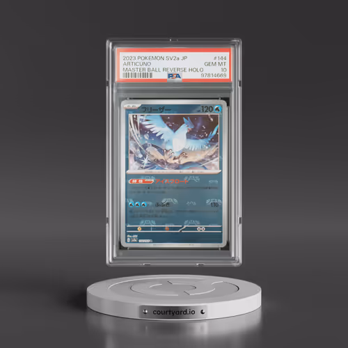 2023 Pokémon Sv2a-Pokemon 151 #144 Articuno - Reverse Holo Master Ball (PSA 10 GEM MINT)