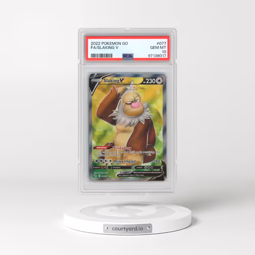 2022 Pokémon Go #077 Slaking V - Holo Full Art (PSA 10 GEM MINT)