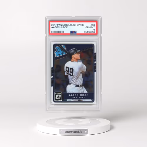 2017 Panini Donruss Optic #38 Aaron Judge (PSA 10 GEM MINT)