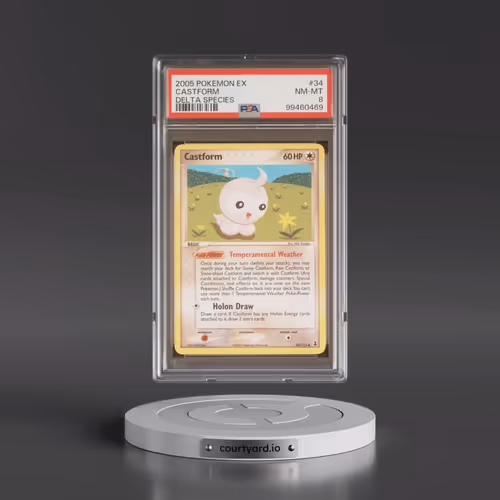 2005 Pokémon EX Delta Species #34 Castform (PSA 8 NM-MT)