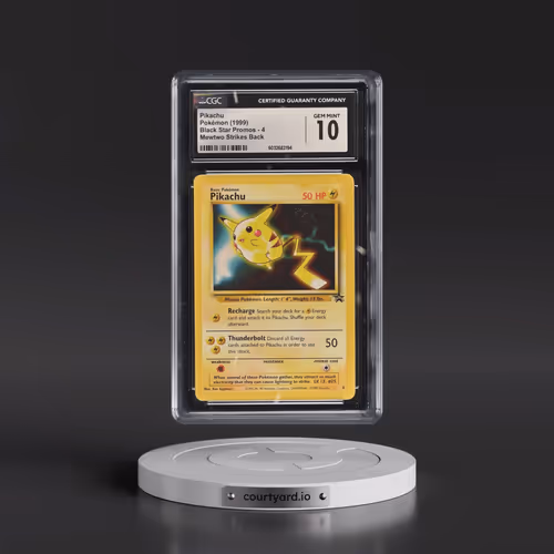 1999 Black Star Promos #4 Pikachu - Mewtwo Strikes Back (CGC 10 GEM MINT)