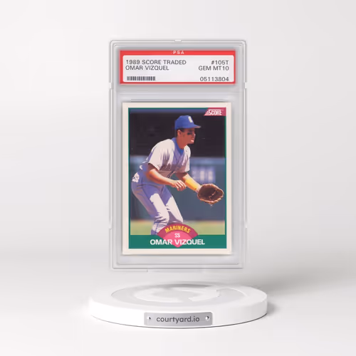1989 Score Traded #105T Omar Vizquel (PSA 10 GEM MINT)