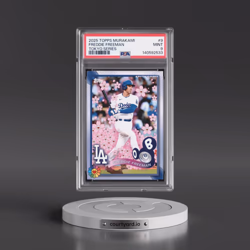 2025 Topps Takashi Murakami + MLB World Tour Tokyo Series #9 Freddie Freeman (PSA 9 MINT)