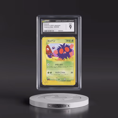 2001 Pokémon Web #003/048 Venonat (CGC 9 MINT)