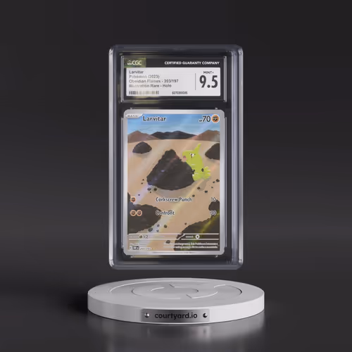 2023 Obsidian Flames - OBF EN #203/197 Larvitar - Illustration Rare Holo (CGC 9.5 MINT+)