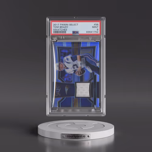 2017 Panini Select Swatches #56 Tom Brady (PSA 9 MINT)