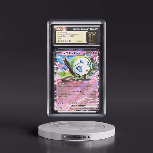 2025 Black Bolt - sv11B #047/086 Meloetta ex - Holo (CGC 10 PRISTINE)