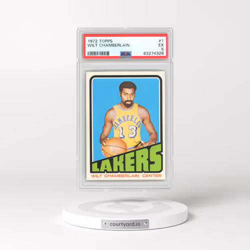 1972 Topps #1 Wilt Chamberlain (PSA 5 EX)