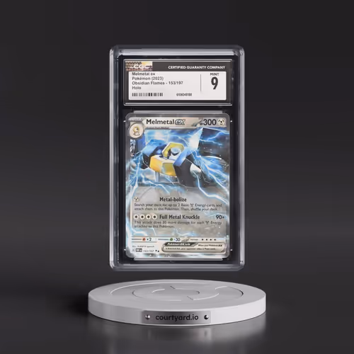 2023 Obsidian Flames - OBF EN #153/197 Melmetal ex - Holo (CGC 9 MINT)