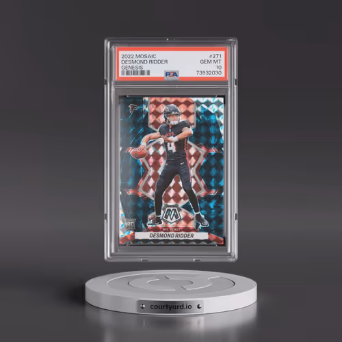 2022 Panini Mosaic #271 Desmond Ridder - Genesis (PSA 10 GEM MINT)