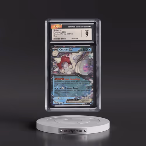 2025 Destined Rivals - DRI EN #065/182 Cetitan ex - Holo (CGC 9 MINT)