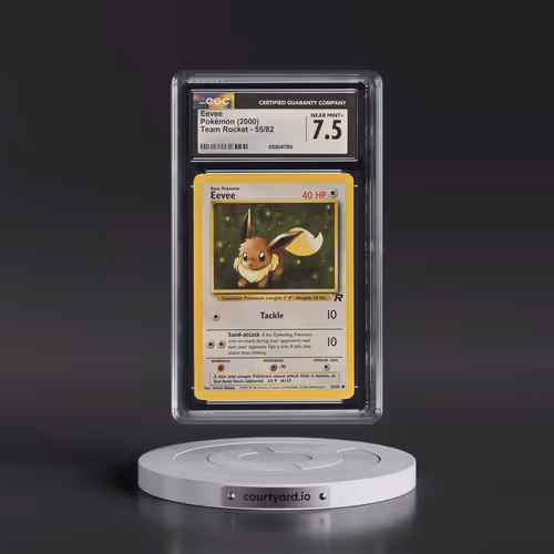 1999 Team Rocket #55/82 Eevee (CGC 7.5 NM+)