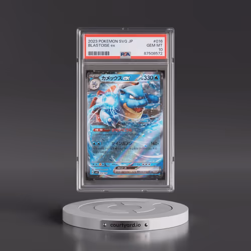 2023 Pokémon Svg-Venusaur & Charizard & Blastoise Special Deck Set EX #016 Blastoise EX - Holo (PSA